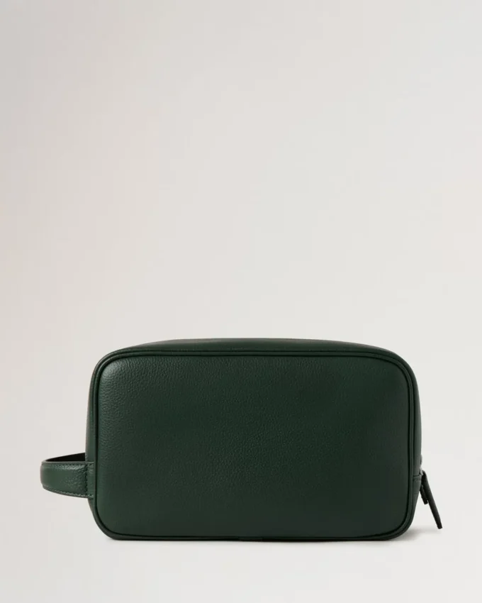 Heritage Wash Case Mulberry Green Small Classic Grain Heritage Wash Case Mulberry Green Small Classic Grain