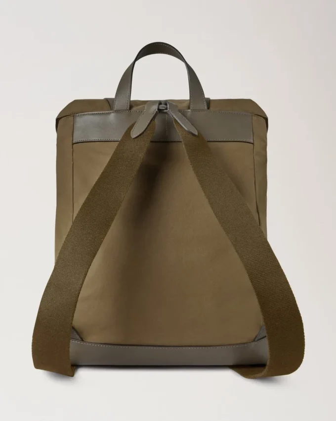 Heritage Waxed Backpack Dark Moss Waxed Cotton Women Heritage Waxed Backpack Dark Moss Waxed Cotton Women