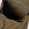 Heritage Waxed Backpack Dark Moss Waxed Cotton Women Heritage Waxed Backpack Dark Moss Waxed Cotton Women