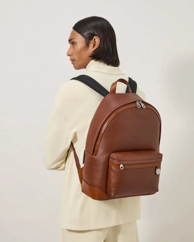 Heritage Zipped Backpack Oak Two-Tone Small Classic Grain Heritage Zipped Backpack Oak Two-Tone Small Classic Grain