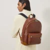 Heritage Zipped Backpack Oak Two-Tone Small Classic Grain Heritage Zipped Backpack Oak Two-Tone Small Classic Grain