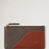 Heritage Zipped Long Card Holder Mole & Cognac Printed Bioveg Scotchgrain & Flat Calf Heritage Zipped Long Card Holder Mole & Cognac Printed Bioveg Scotchgrain & Flat Calf