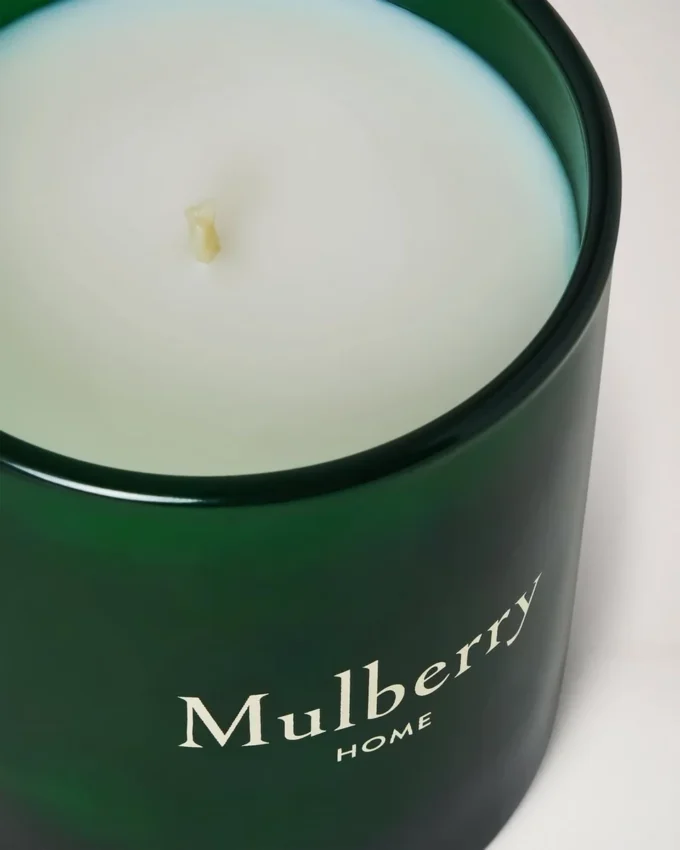 Inglenook Candle Heritage Check Glass Lifestyle