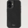 Iphone 16 Case Black Small Classic Grain Women Iphone 16 Case Black Small Classic Grain Women
