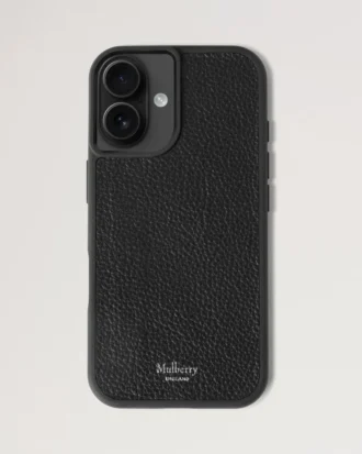 Iphone 16 Case Black Small Classic Grain Women Iphone 16 Case Black Small Classic Grain Women