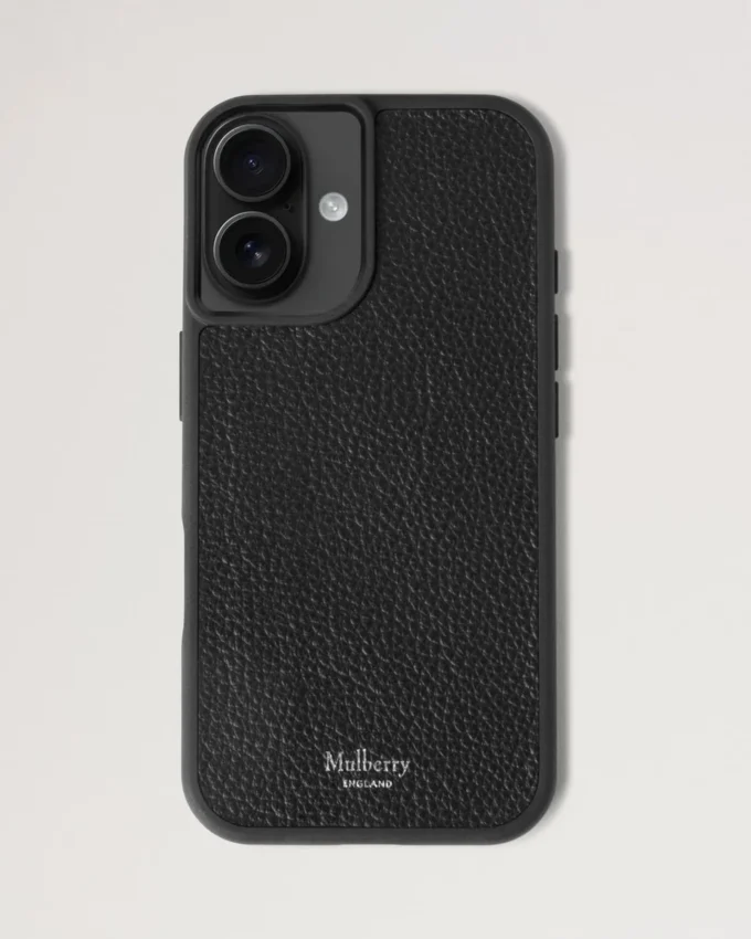 Iphone 16 Case Black Small Classic Grain Women Iphone 16 Case Black Small Classic Grain Women