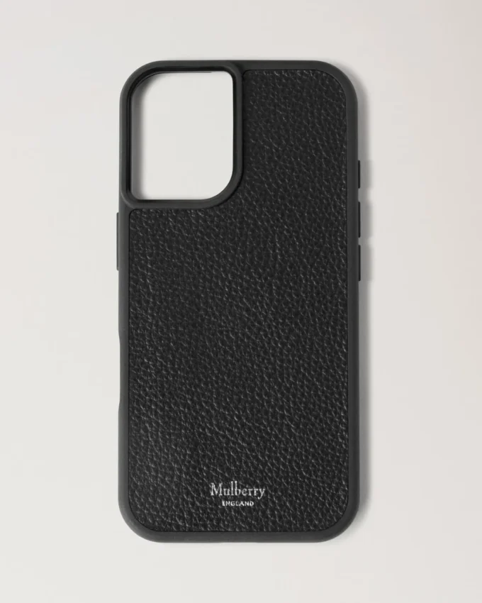 Iphone 16 Case Black Small Classic Grain Women Iphone 16 Case Black Small Classic Grain Women