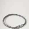 Iris Bracelet Charcoal & Solid Grey Heavy Grain Iris Bracelet Charcoal & Solid Grey Heavy Grain
