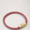 Iris Bracelet Pink Scrumpy Small Classic Grain & Plated Stainless Steel Iris Bracelet Pink Scrumpy Small Classic Grain & Plated Stainless Steel