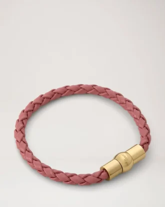 Iris Bracelet Pink Scrumpy Small Classic Grain & Plated Stainless Steel