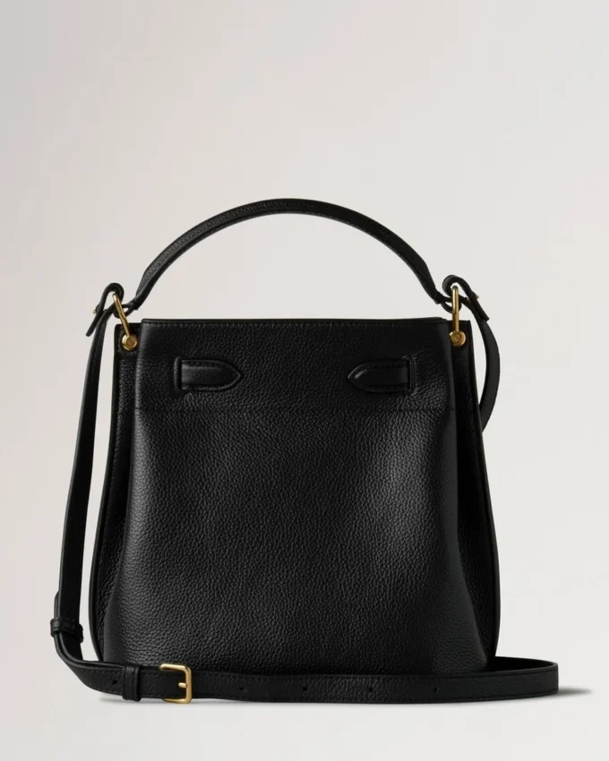 Islington Bucket Black Small Classic Grain Women Islington Bucket Black Small Classic Grain Women