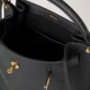 Islington Bucket Black Small Classic Grain Women Islington Bucket Black Small Classic Grain Women