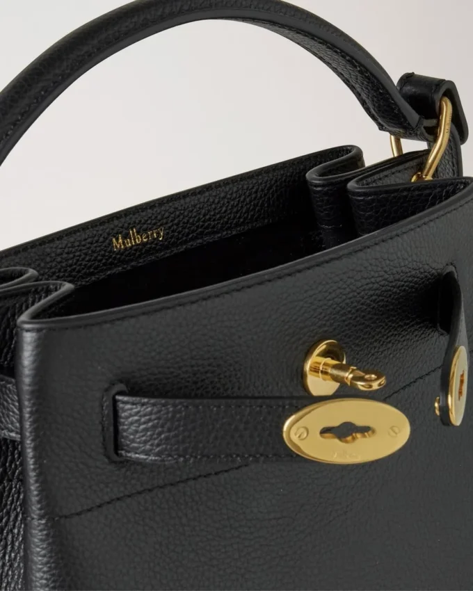 Islington Bucket Black Small Classic Grain Women Islington Bucket Black Small Classic Grain Women