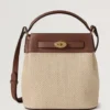 Islington Bucket Oak & Natural Raffia & Leather Islington Bucket Oak & Natural Raffia & Leather