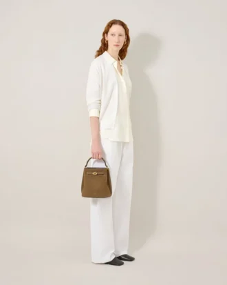 Islington Bucket Salcombe Sand Suede Top Handle Bags