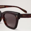 Kate Sunglasses Dark Havana Bio-Acetate Women