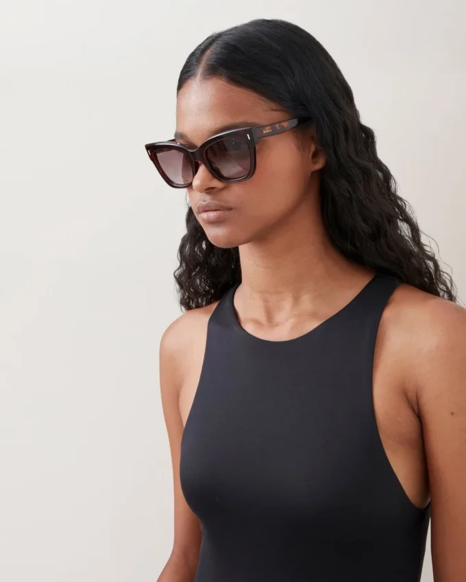 Kate Sunglasses Dark Havana Bio-Acetate Women