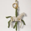 Keyring – Chalk Horse Chalk & Fern Mixed Material