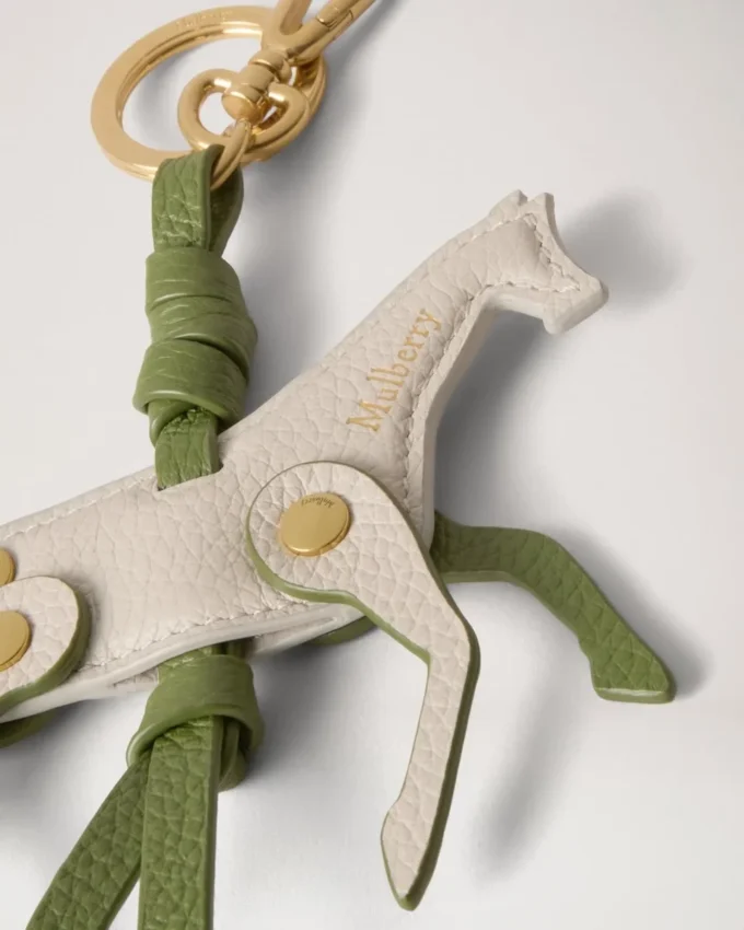 Keyring – Chalk Horse Chalk & Fern Mixed Material