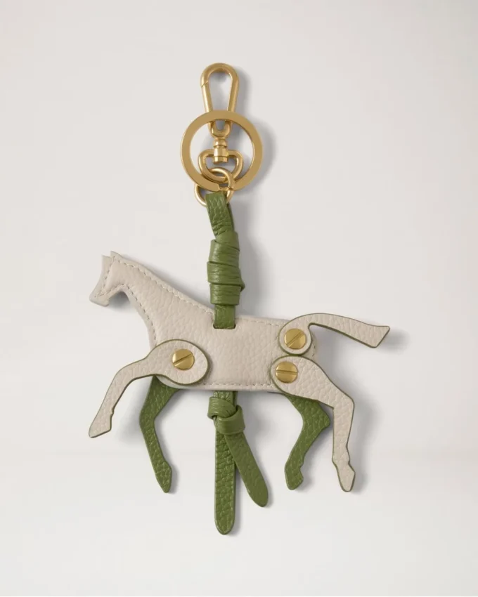 Keyring – Chalk Horse Chalk & Fern Mixed Material