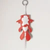 Koi Fish Keyring Coral Silky Calf Women