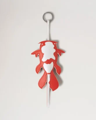 Koi Fish Keyring Coral Silky Calf Women