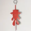 Koi Fish Keyring Coral Silky Calf Women