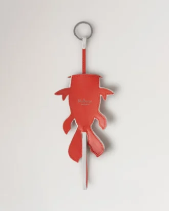 Koi Fish Keyring Coral Silky Calf Women