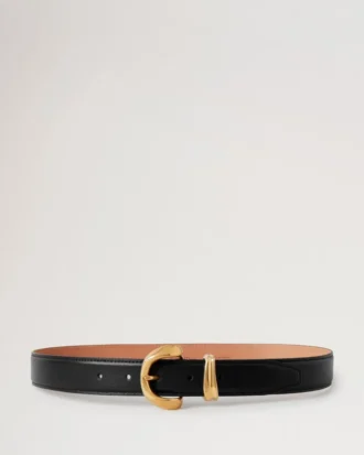 Lana Belt Black High Gloss Leather Women Lana Belt Black High Gloss Leather Women