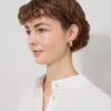 Lana Hoop Earrings Gold Plated Brass Women