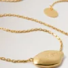 Lana Necklace Gold Plated Brass Women