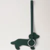 Lanyard Keyring – Sausage Dog Mulberry Green Small Classic Grain Lanyard Keyring – Sausage Dog Mulberry Green Small Classic Grain