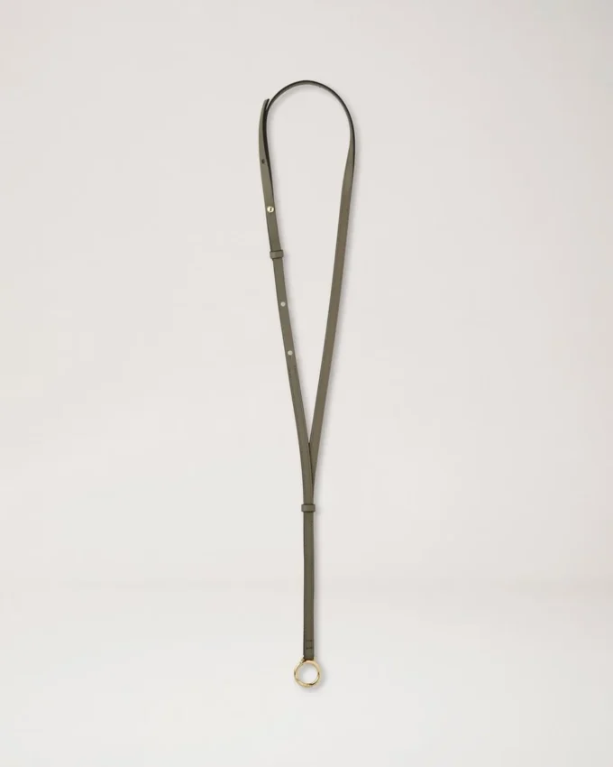 Lanyard Linen Green Micro Classic Grain Women Lanyard Linen Green Micro Classic Grain Women