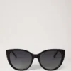 Lara Sunglasses Black Bio Acetate Women