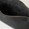 Large Cosmetic Pouch Black Small Classic Grain Women