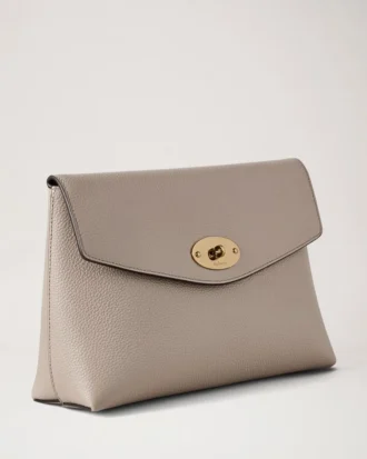Large Darley Cosmetic Pouch Cashmere Taupe Small Classic Grain