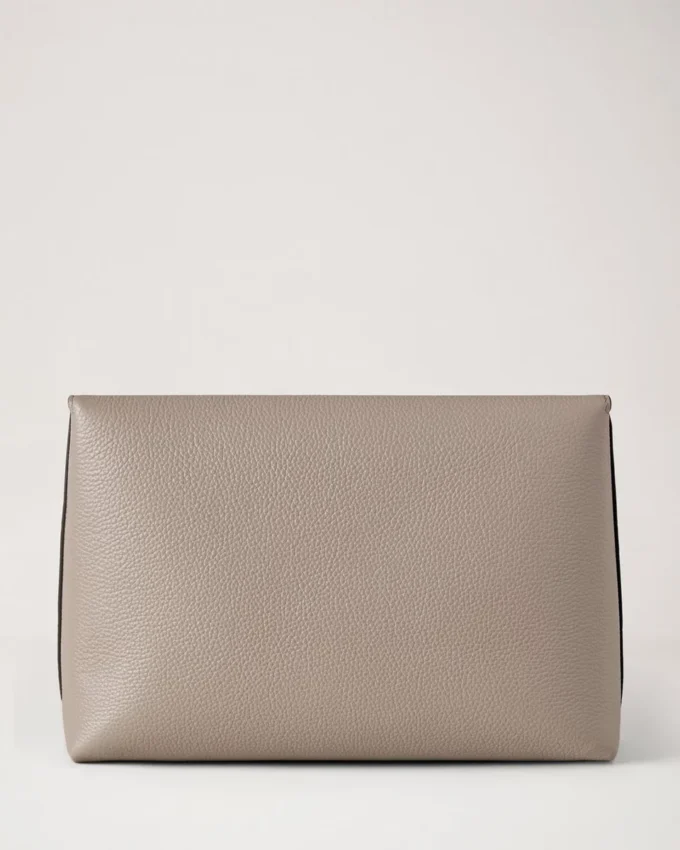 Large Darley Cosmetic Pouch Cashmere Taupe Small Classic Grain