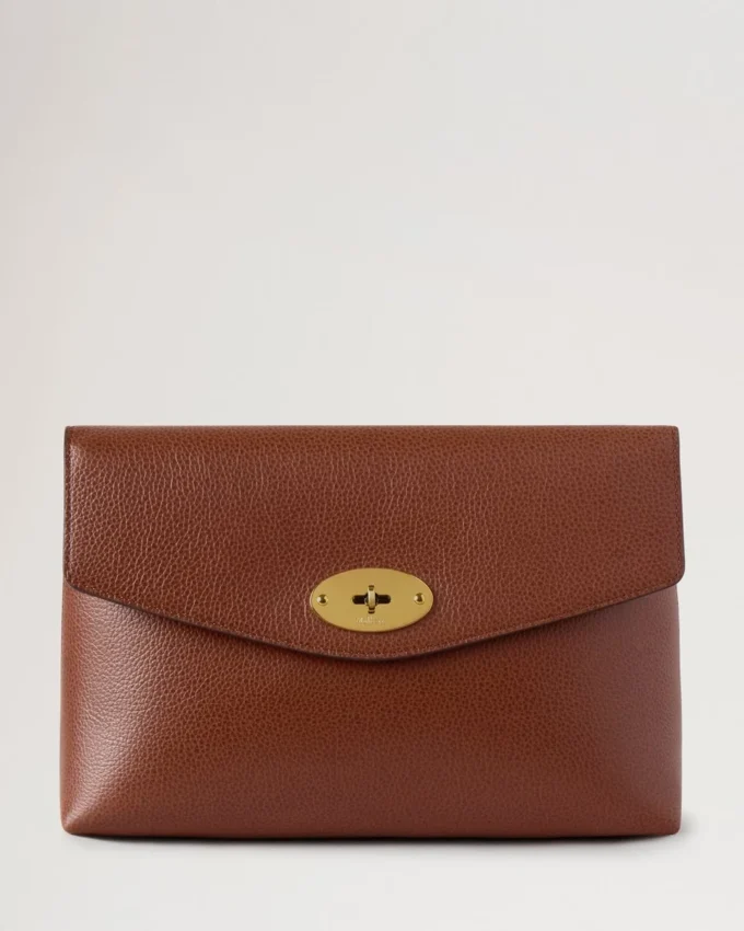 Large Darley Cosmetic Pouch Oak Small Classic Grain
