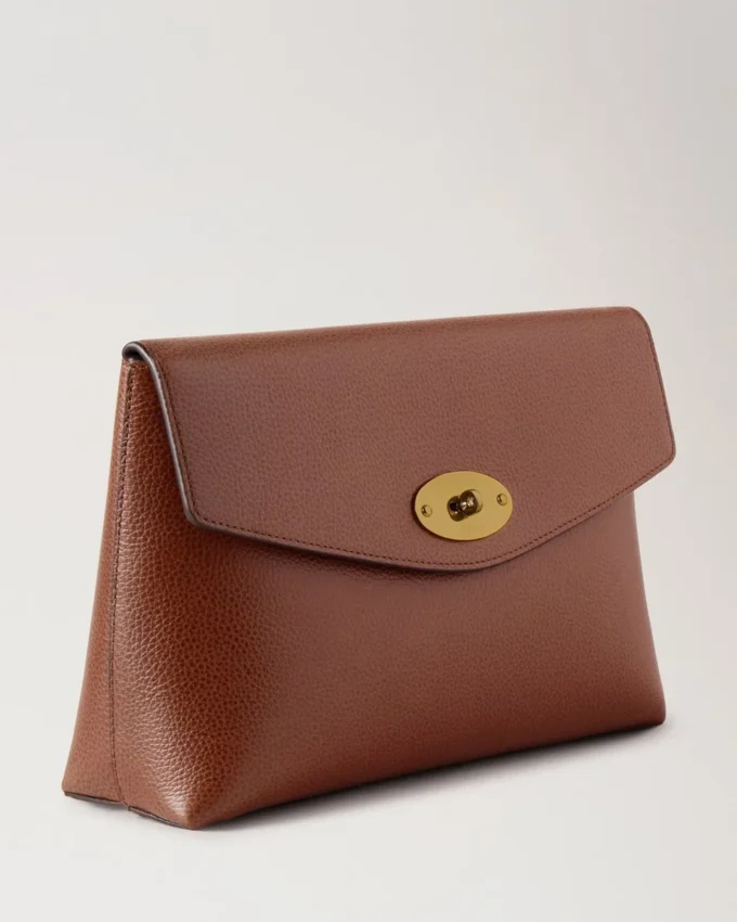 Large Darley Cosmetic Pouch Oak Small Classic Grain
