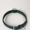 Large Leather Dog Collar Mulberry Green Small Classic Grain Large Leather Dog Collar Mulberry Green Small Classic Grain