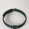 Large Leather Dog Collar Mulberry Green Small Classic Grain Large Leather Dog Collar Mulberry Green Small Classic Grain