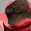 Large Mabel Pre-Loved Red Soft Goat Pre-Loved Bags