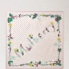 Large Square Scarf – Riverside Floral Blossom Pink Silk Twill