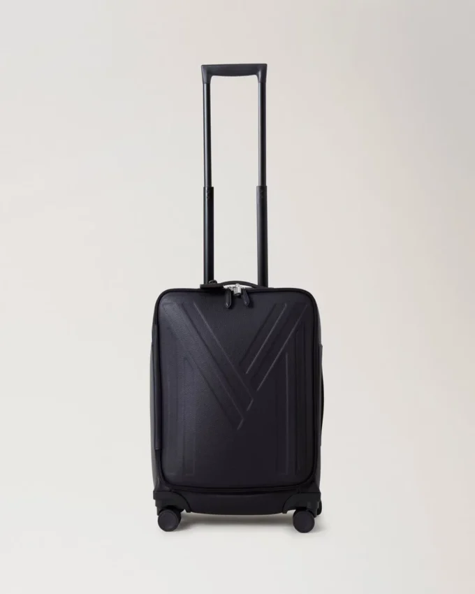 Leather 4 Wheel Suitcase Night Sky Small Classic Grain Leather 4 Wheel Suitcase Night Sky Small Classic Grain