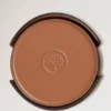 Leather Coaster Set Vintage Oak Calf Leather Lifestyle