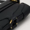 Lennox Shoulder Bag Black Heavy Grain Women