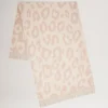 Leopard Merino Wool Scarf Maple & Ecru Merino Wool Leopard Merino Wool Scarf Maple & Ecru Merino Wool