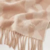 Leopard Merino Wool Scarf Maple & Ecru Merino Wool Leopard Merino Wool Scarf Maple & Ecru Merino Wool