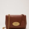 Lily Bag in Oak Small Classic Grain Leather Mulberry