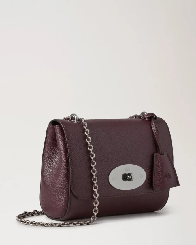 Lily Black Cherry Small Classic Grain Women